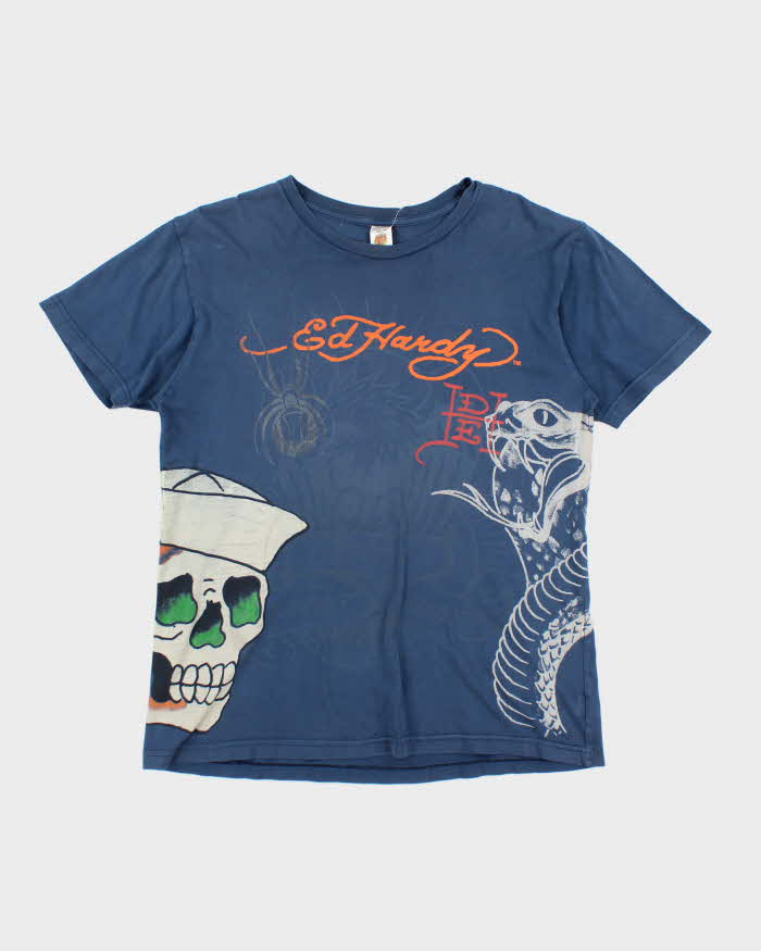 Vintage 2000's Ed Hardy Tattoo Graphic T-Shirt - M