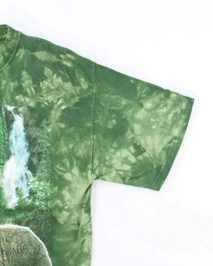 Vintage 2000's Sleuth of Bears Tie-Dye Graphic T-Shirt - XL
