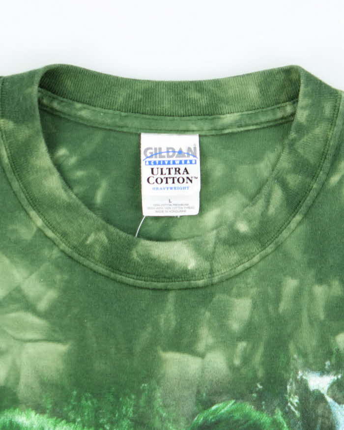 Vintage 2000's Sleuth of Bears Tie-Dye Graphic T-Shirt - XL