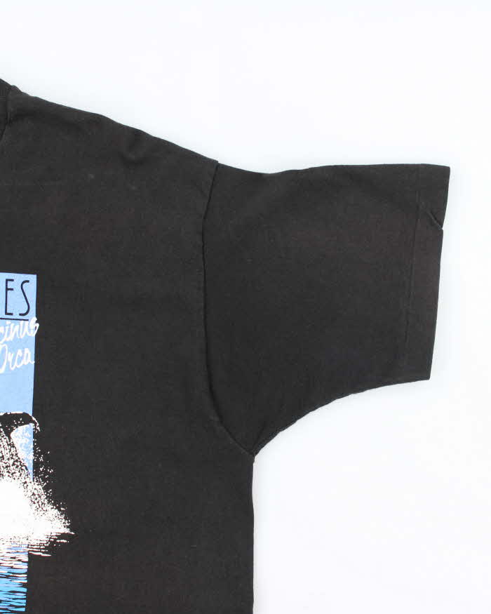 Vintage 90's Single Stitch Killer Whale Graphic T-Shirt - XXL