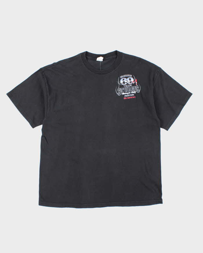 Vintage 2000's Sturgis 70th Anniversary Graphic Biker T-Shirt - XL