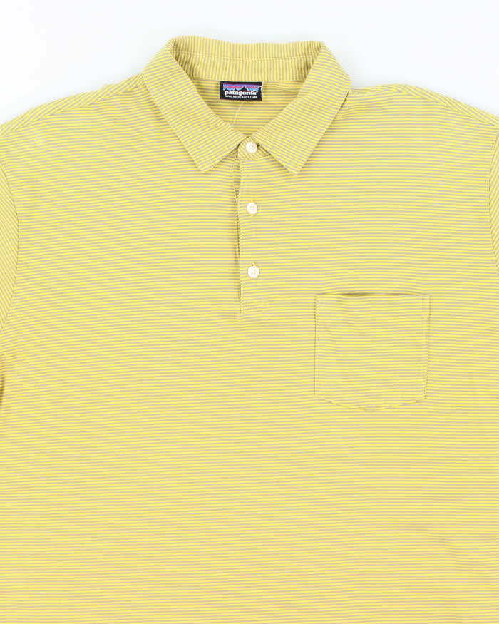 Vintage 2000's Patagonia Striped Polo Shirt - L