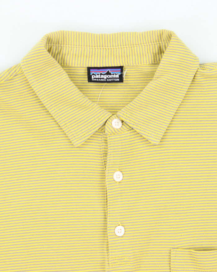 Vintage 2000's Patagonia Striped Polo Shirt - L