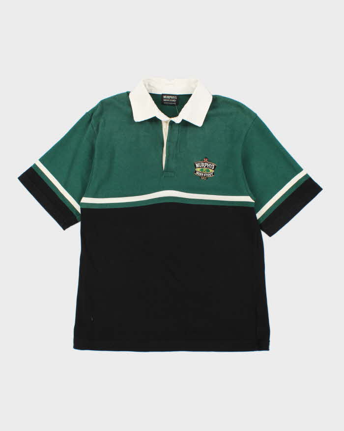 Vintage 90's Murphy's Irish Stout Embroidered Polo Shirt - M