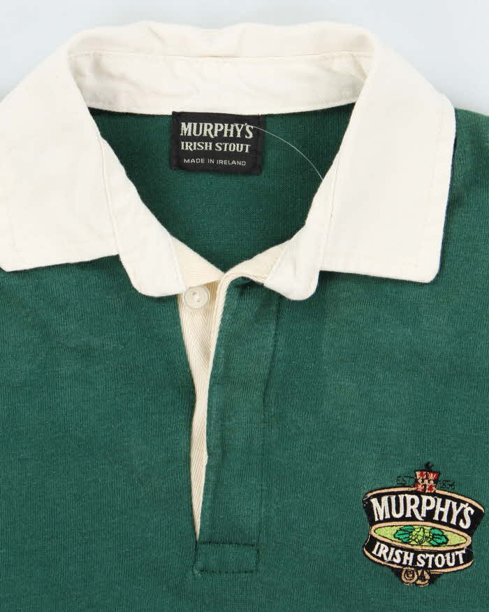 Vintage 90's Murphy's Irish Stout Embroidered Polo Shirt - M