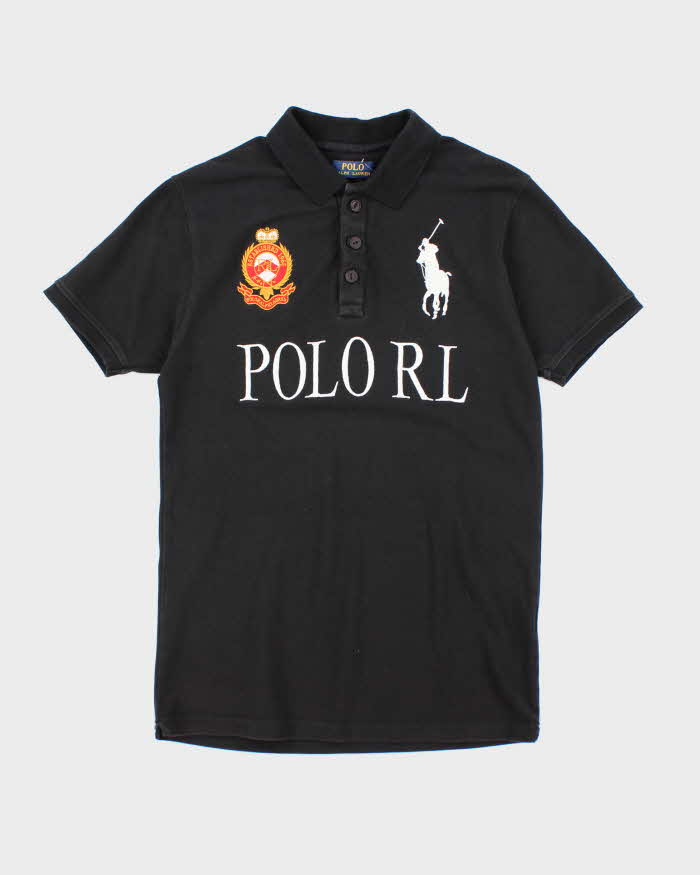 トップス archive polo Ralph lauren polo shirt y2k Vintage 2000 Ralph Lauren Big Horse Polo camiseta - S - Rokit