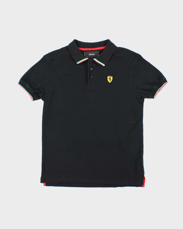 Vintage 2000's Ferrari Small Emblem Polo Shirt - L