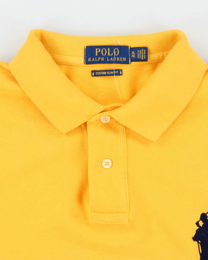 Vintage 2000's Ralph Lauren Big Horse Embroidered Polo Shirt - XL