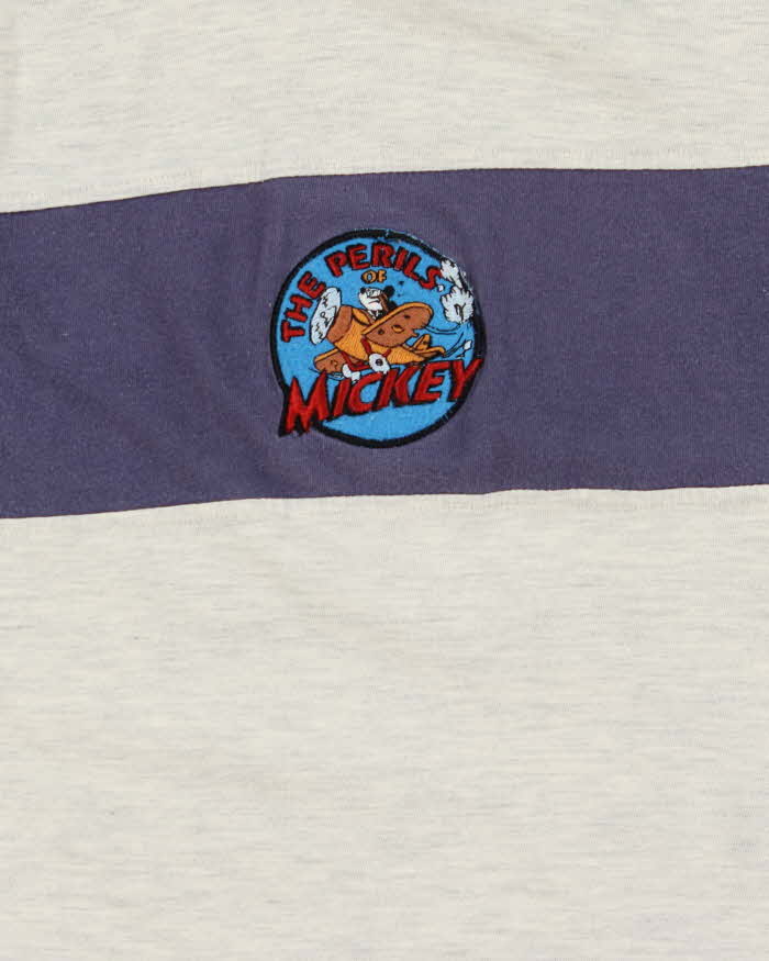 Vintage 90's Disney Mickey the Mail Pilot Graphic Print Vest - L