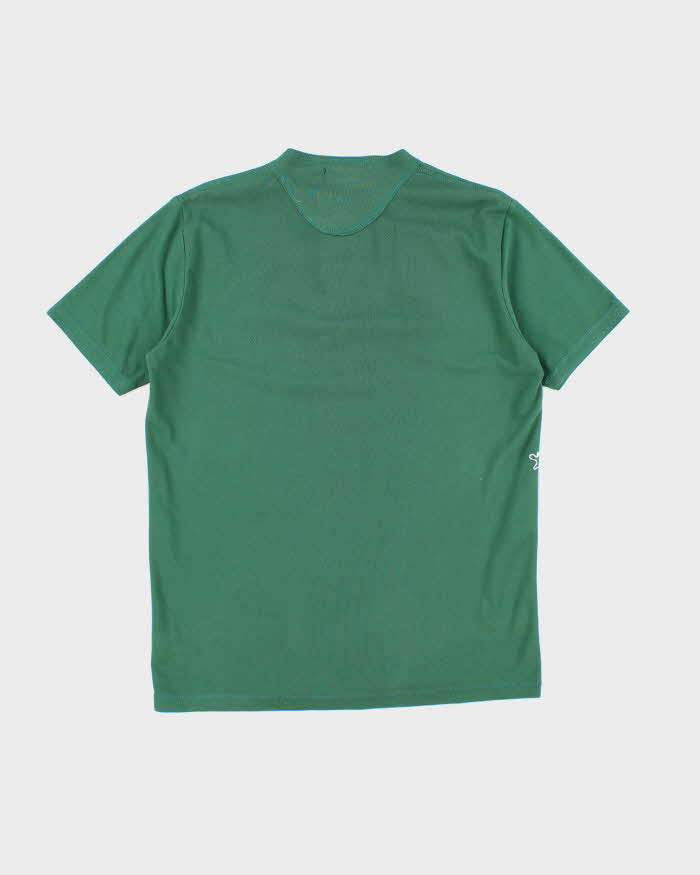 Vintage 2000's Ralph Lauren Quarter Button Embroidered T-Shirt - M