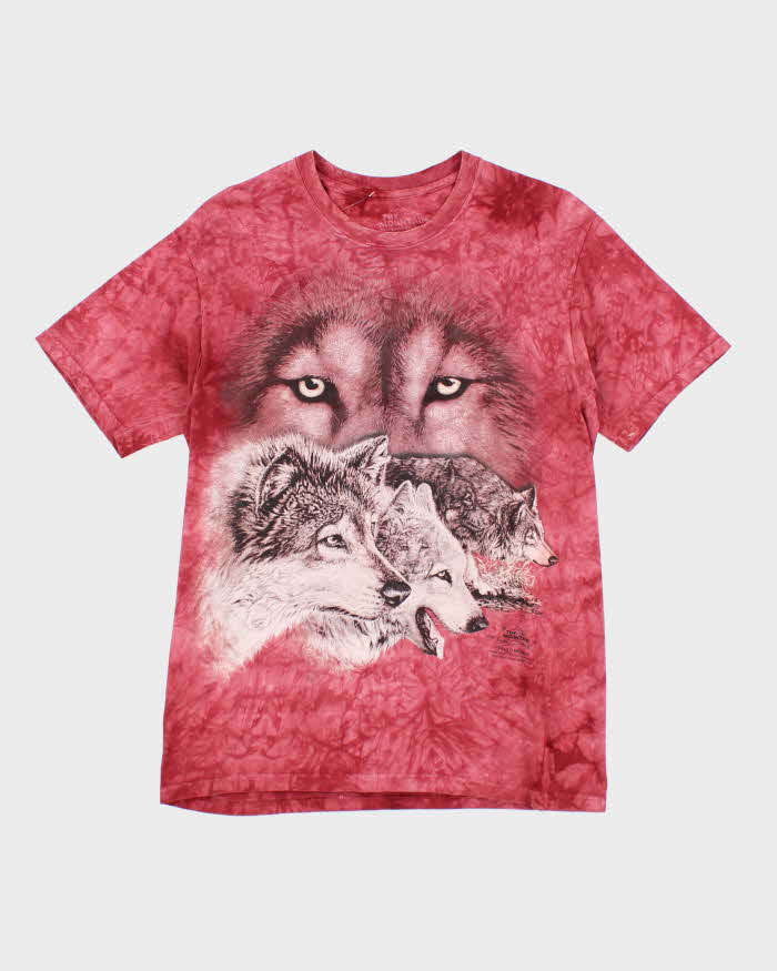 Vintage The Mountain Wolf Pack Tie-Dye T-Shirt - S