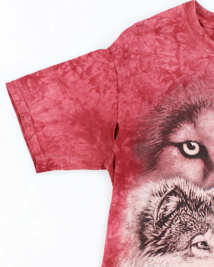Vintage The Mountain Wolf Pack Tie-Dye T-Shirt - S