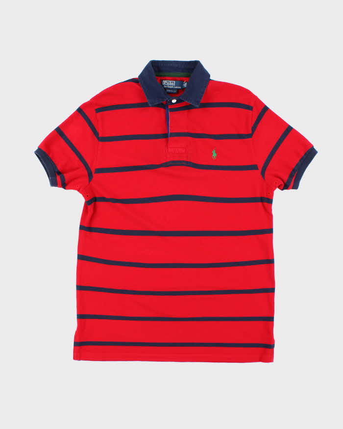 Vintage 2000's Ralph Lauren Striped Polo Shirt - L