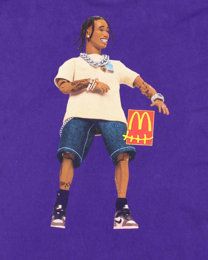 McDonalds x Cactus Jack Travis Scott Graphic T-Shirt - L