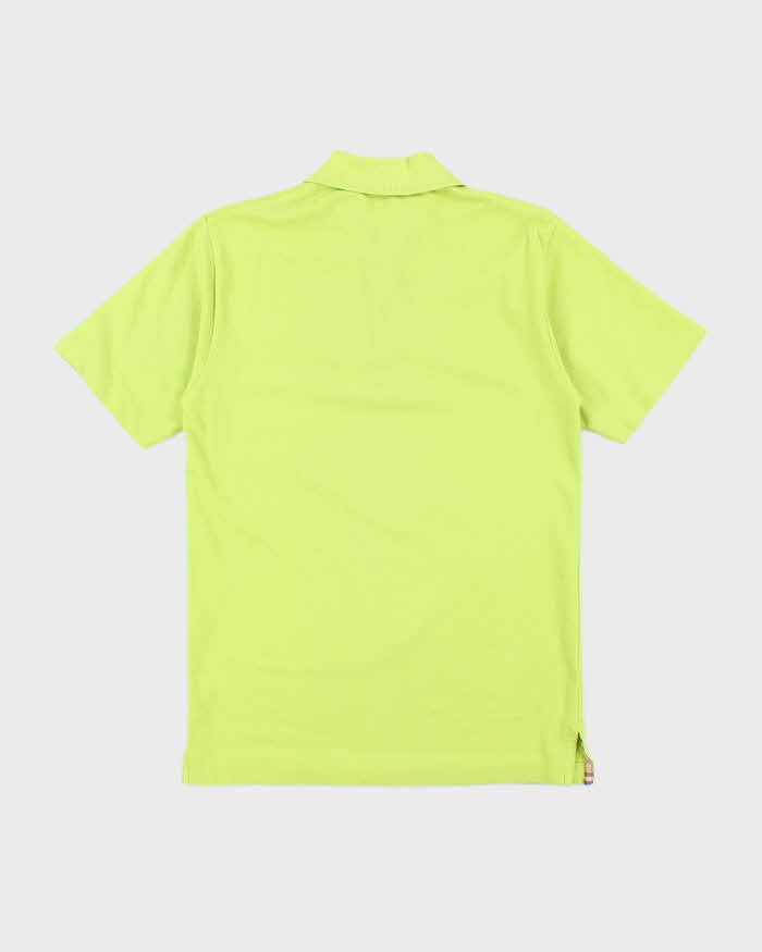 Vintage 90's Burberry Small Embroidered Logo Polo Shirt - S