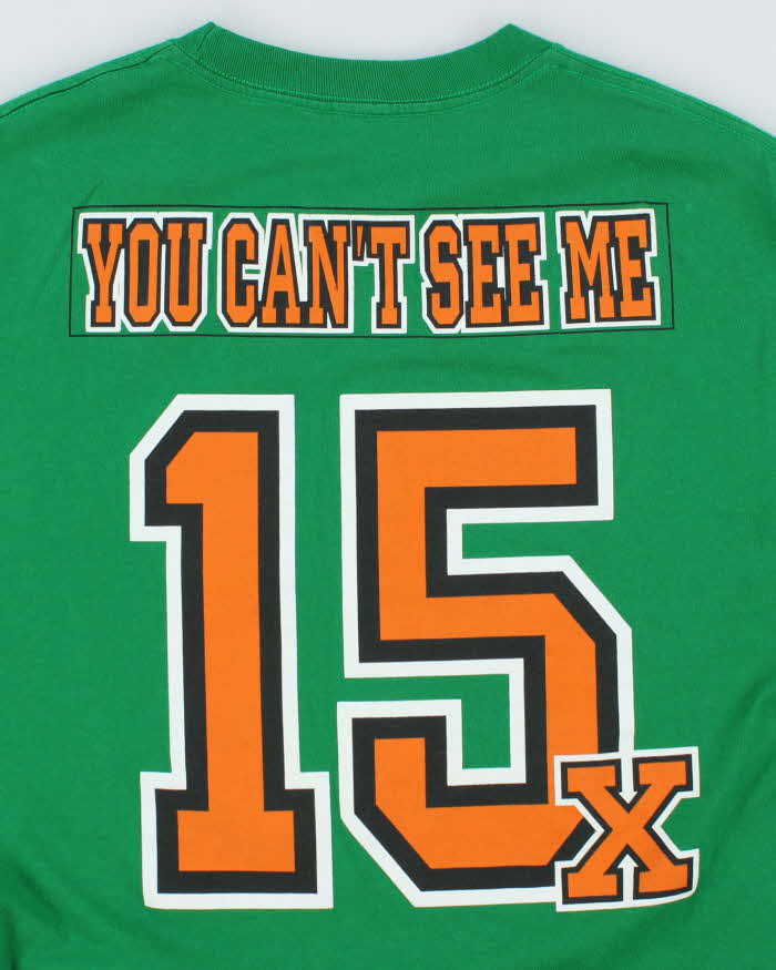 WWE John Cena Never Give Up Oversized Wrestling Graphic T-Shirt - L