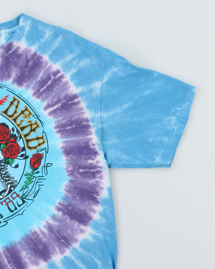 Vintage 2000's Liquid Blue Grateful Dead Skeleton Graphic T-Shirt - XL