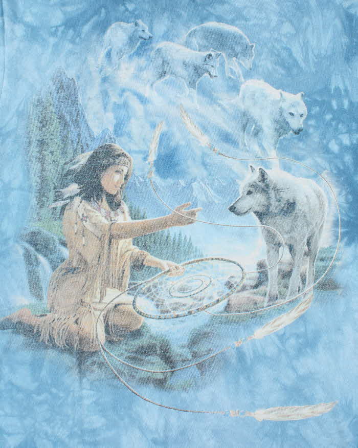 Vintage The Mountain Wolf Spirits Graphic T-Shirt - M