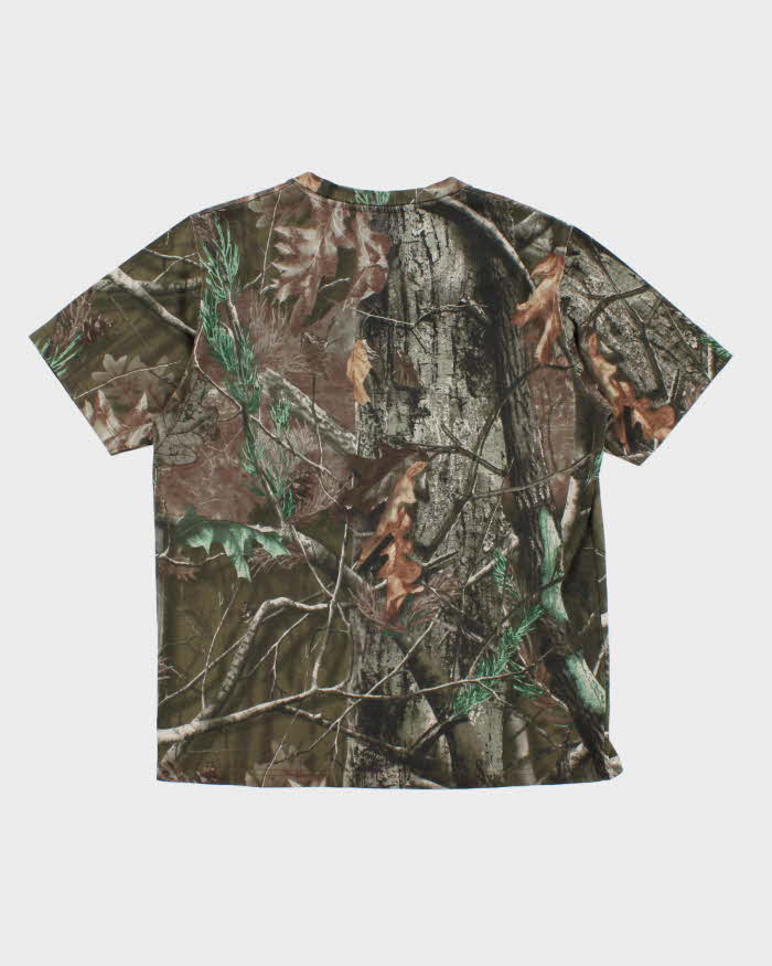 Vintage 2000's Camouflage Pocket T-Shirt - M