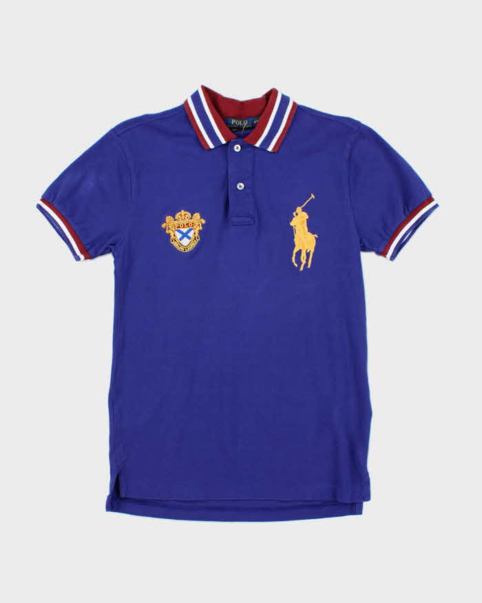 トップス archive polo Ralph lauren polo shirt y2k Vintage Y2K Ralph Lauren Embroidered Polo Shirt - S – Rokit