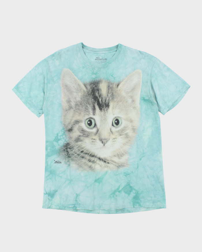 Vintage 2000's The Mountain Big Cat Face Graphic T-Shirt - L