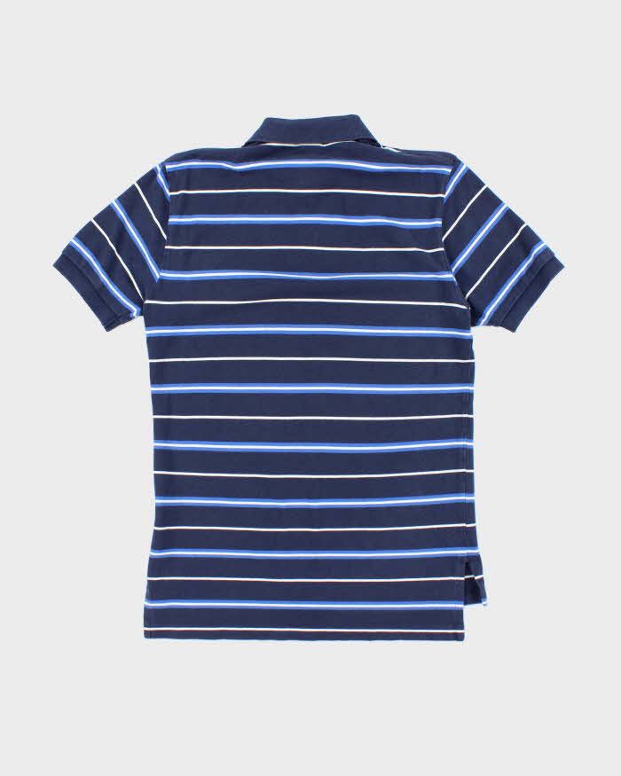 Vintage Ralph Lauren Small Horse Striped Polo Shirt - S
