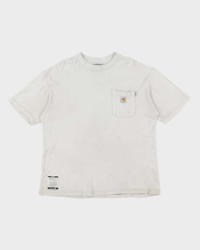Vintage 90's Carhartt Oversized Fire Resistant Pocket T-Shirt - L