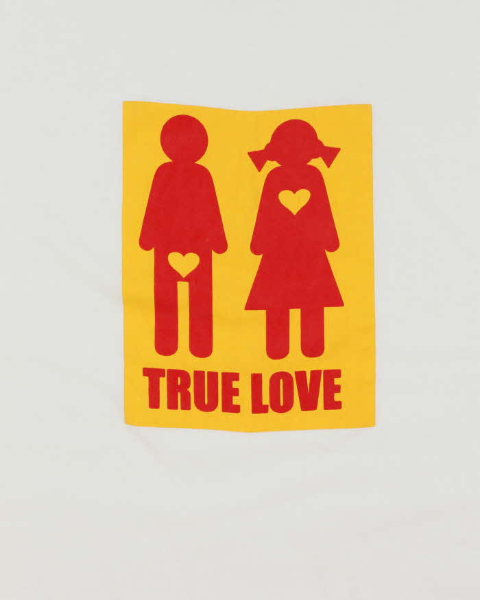Vintage Y2K True Love Comedy Graphic T-Shirt - XL