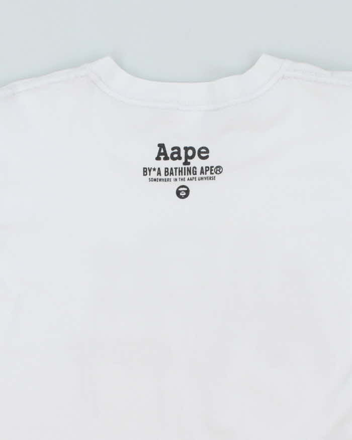 Vintage Aape by Bathing Ape Spell Out Graphic T-Shirt - XL