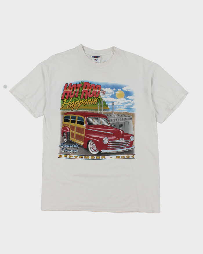 Vintage Y2K Hot Rod Happening Graphic T-Shirt - L