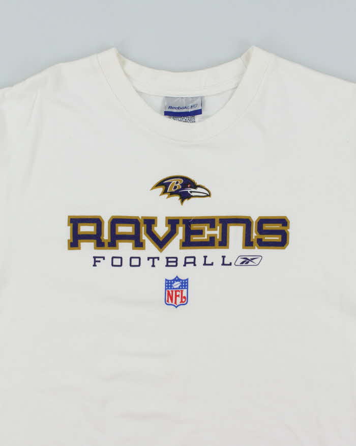 Vintage 2000's Rebook Ravens NFL Graphic T-Shirt - L