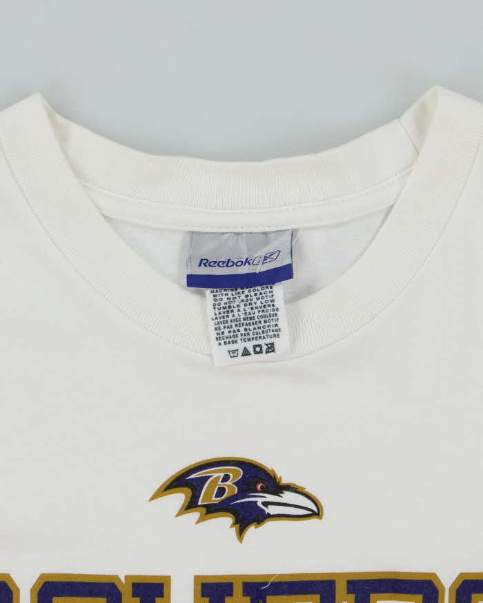 Vintage 2000's Rebook Ravens NFL Graphic T-Shirt - L