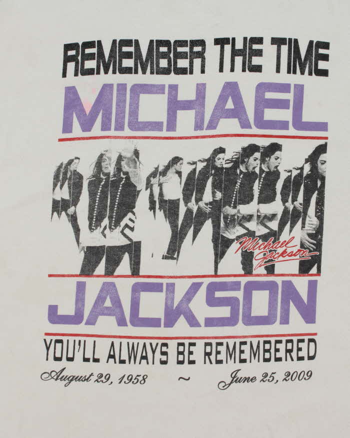 Vintage Y2K Michael Jackson Memorial Graphic T-Shirt - XL