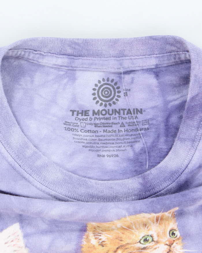 Vintage 2000's The Mountain Feline Graphic Tie-Dye T-Shirt - S