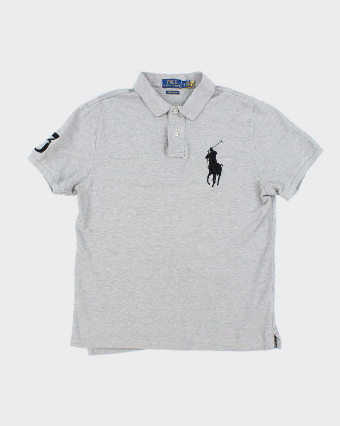 Vintage Y2K Ralph Lauren Big Horse Embroidery Polo Shirt - L