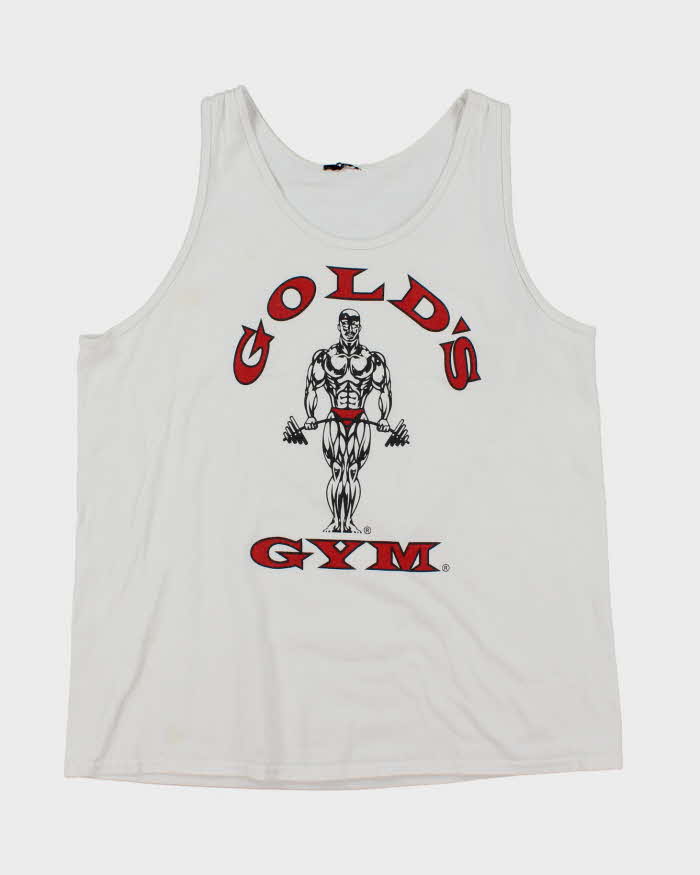 Vintage 90's World Gym Graphic Print Vest - XL