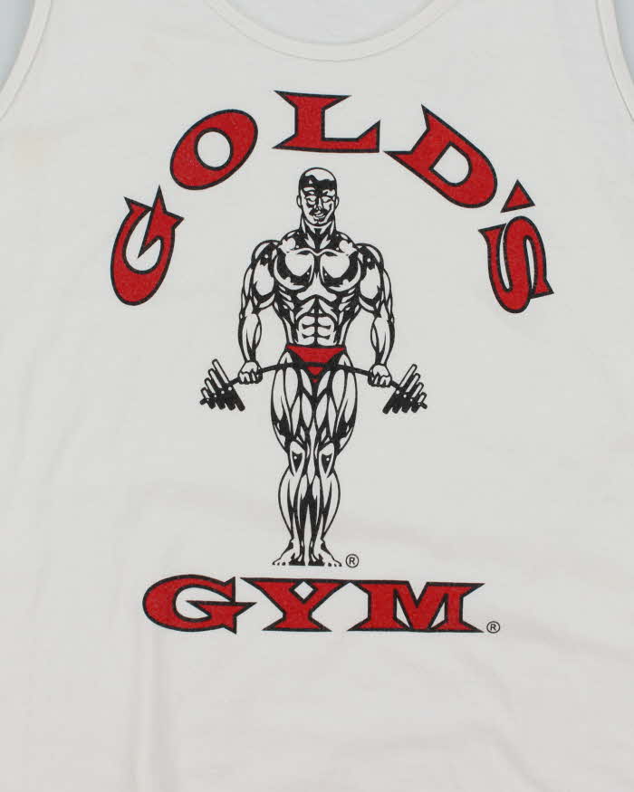 Vintage 90's World Gym Graphic Print Vest - XL