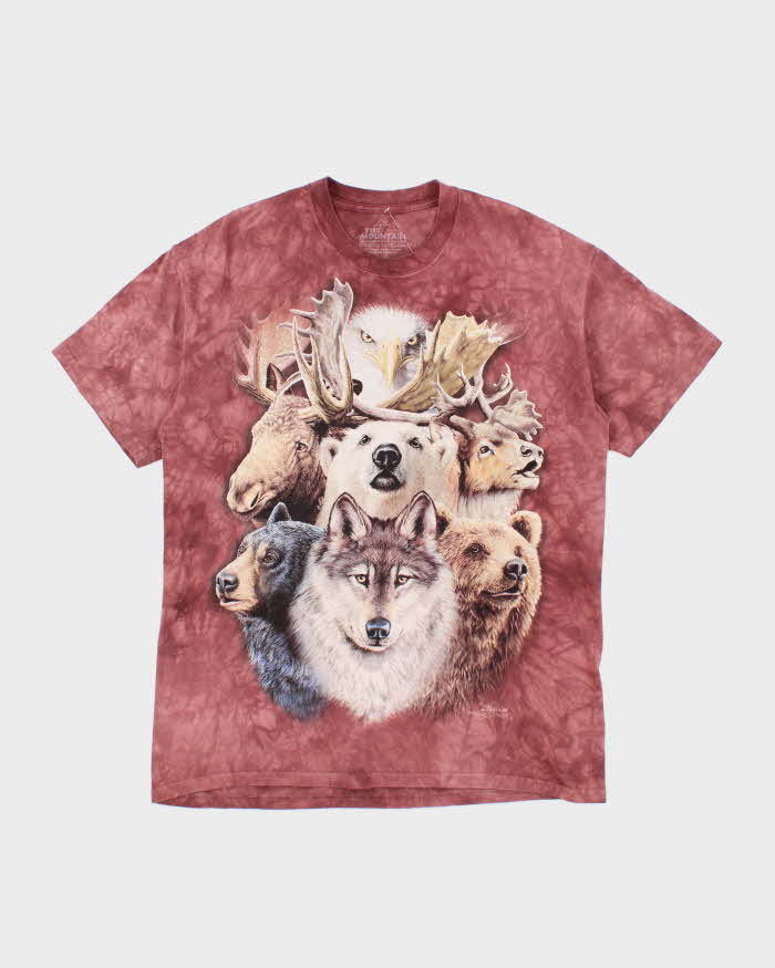 Vintage Y2K The Mountain Woodland Predators Graphic T-Shirt - L