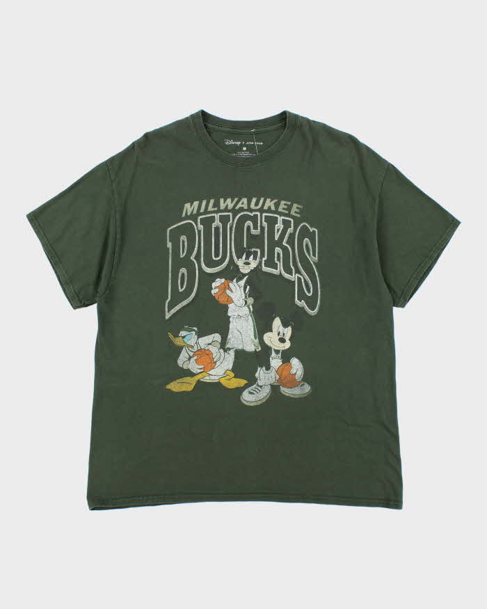 Junk Food x Disney Milwaukee Bucks Basketball Graphic T-Shirt - M