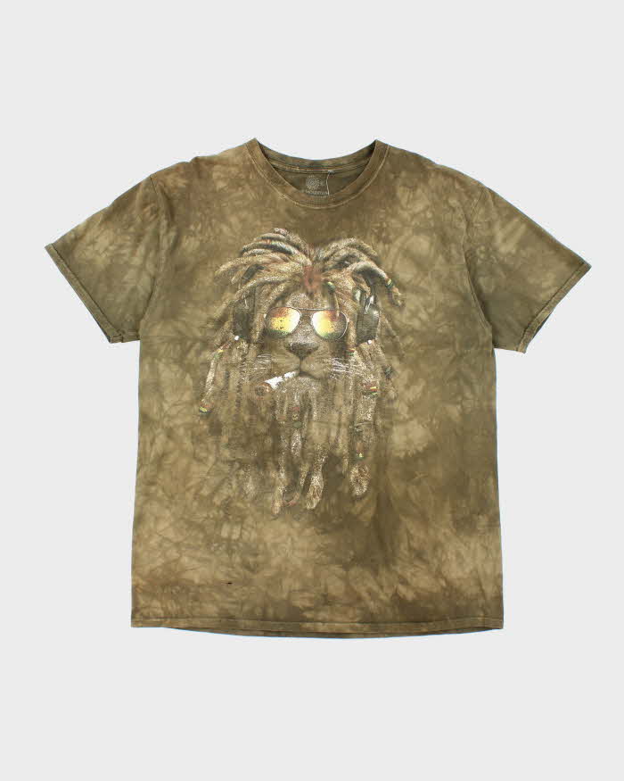 Vintage The Mountain Rasta Lion Graphic T-Shirt - XL