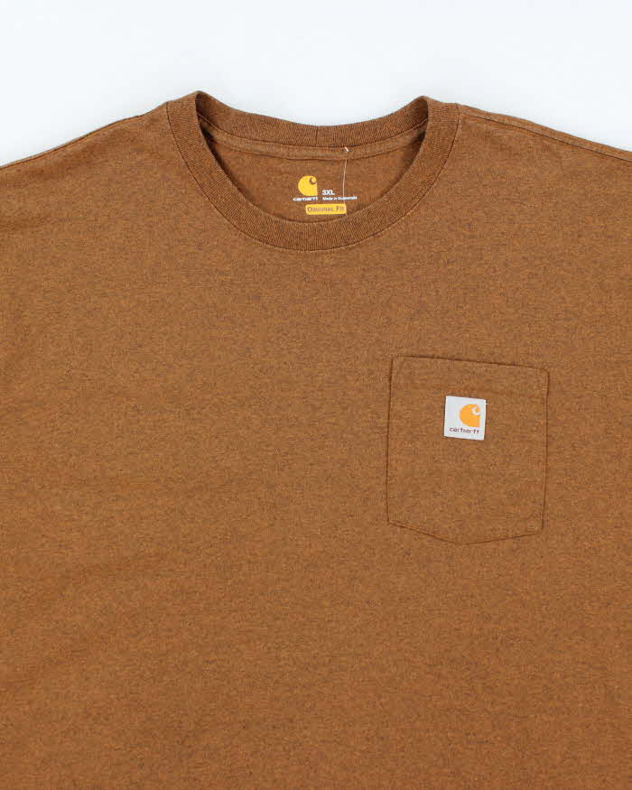 Vintage Carhartt Oversized Long Sleeve Pocket T-Shirt - XXXL