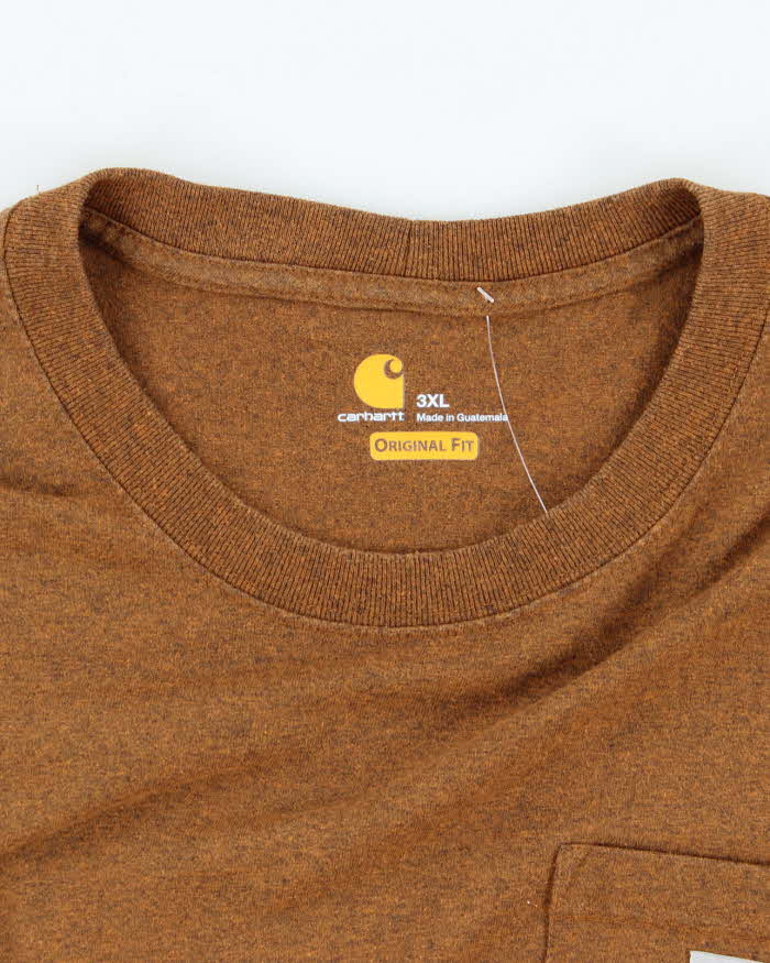 Vintage Carhartt Oversized Long Sleeve Pocket T-Shirt - XXXL