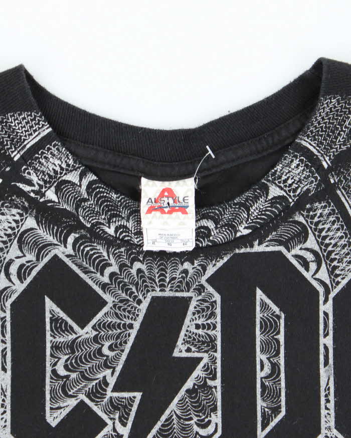 Vintage 2000's AC/DC Black Ice Graphic Band T-Shirt - XL