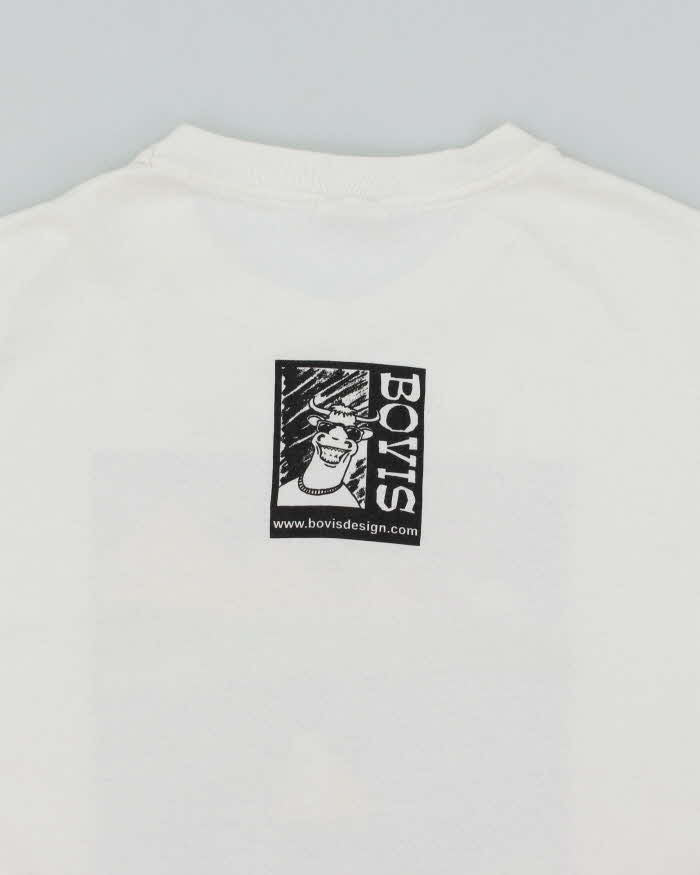 Vintage 90's Deep in Denial Bovis Art T-Shirt - L