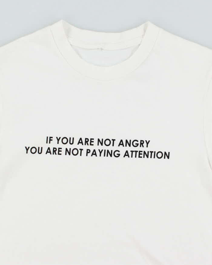 Vintage Y2K Comedy Slogan Graphic T-Shirt - M