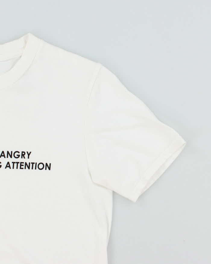 Vintage Y2K Comedy Slogan Graphic T-Shirt - M