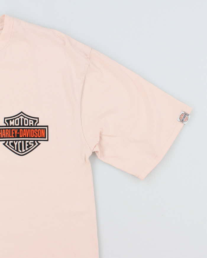 Vintage 2000's Harley Davidson Shield Spell Out Logo T-Shirt - L