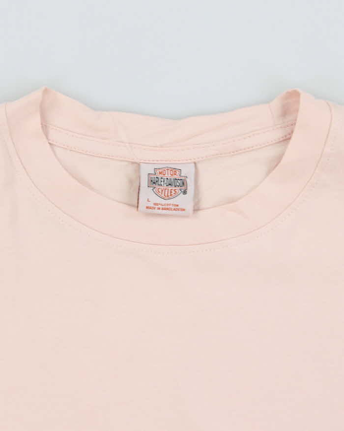 Vintage 2000's Harley Davidson Shield Spell Out Logo T-Shirt - L