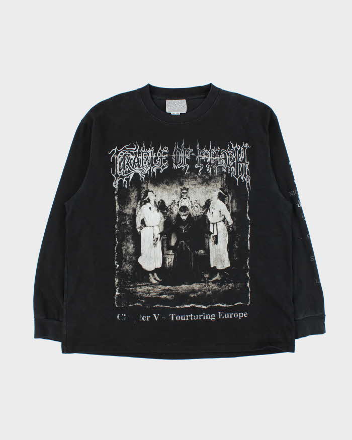 Vintage Ice Valley Cradle Of Filth Heavyweight Long Sleeve T-shirt