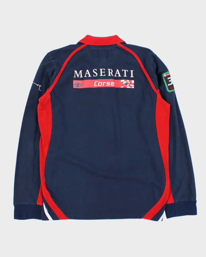 Vintage Maserati Long Sleeve Polo Shirt - XXL